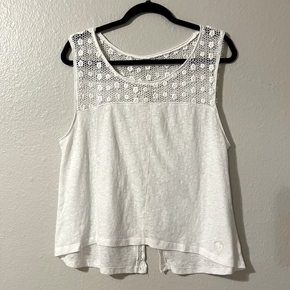 Vintage Abercrombie & Fitch Crocheted Tank Top